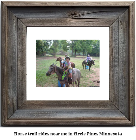 horse trail rides near me in Circle Pines, Minnesota